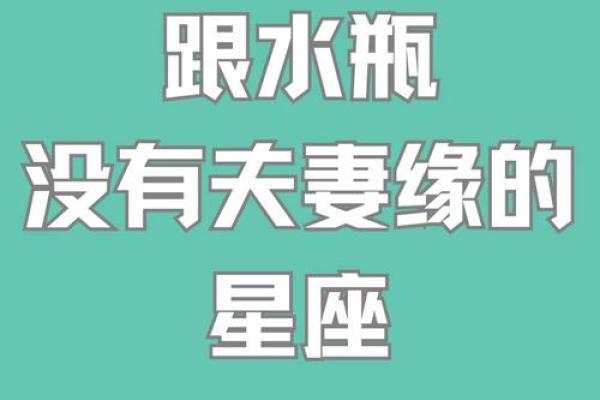 哪个星座最迷恋水瓶座男生女生