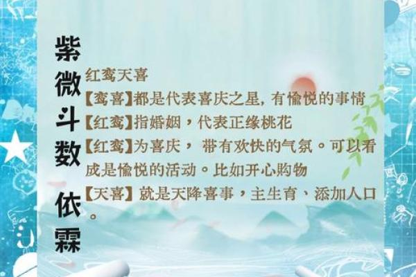 紫薇斗数巨门天喜在子女宫