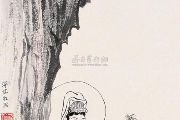 观音灵签水墨81