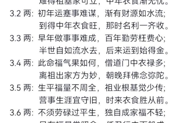 算命里衣禄是什么意思