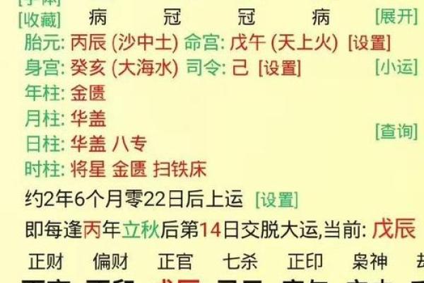 八字申酉辰