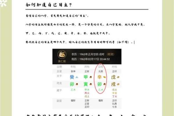 生辰八字表达什么意思