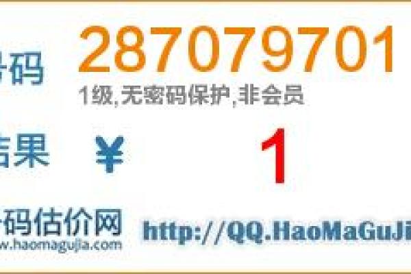 测qq号码值多少钱