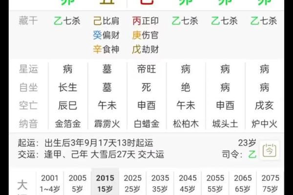 起八字四柱  四柱八字查询表