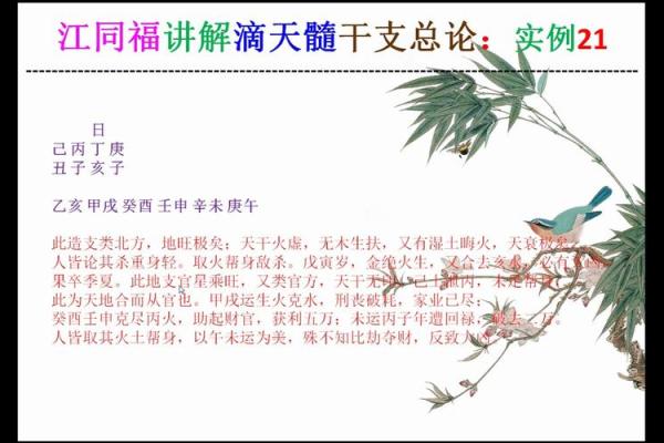 滴天髓八字